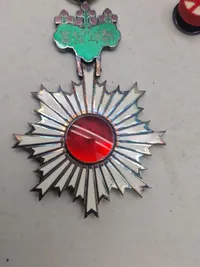 Original ORDER OF THE RISING SUN - 6TH CLASS, Sterlingsølv