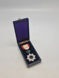 Original Japan, Empire. An Order Of The Rising Sun, V Class, Sterlingsølv