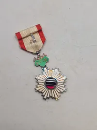 Original Japan, Empire. An Order Of The Rising Sun, V Class, Sterlingsølv