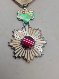 Original Japan, Empire. An Order Of The Rising Sun, V Class, Sterlingsølv