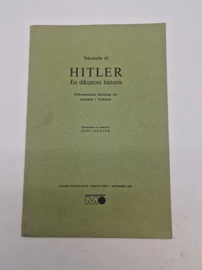 Hitler - en diktators historie