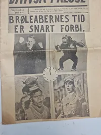 Originalt eks. af dansk presse - ww2 Illegalt