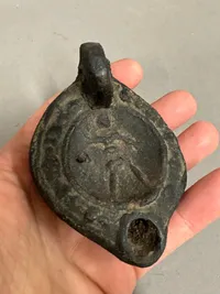 Original Romersk olielampe