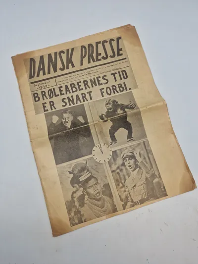 Originalt eks. af dansk presse - ww2 Illegalt
