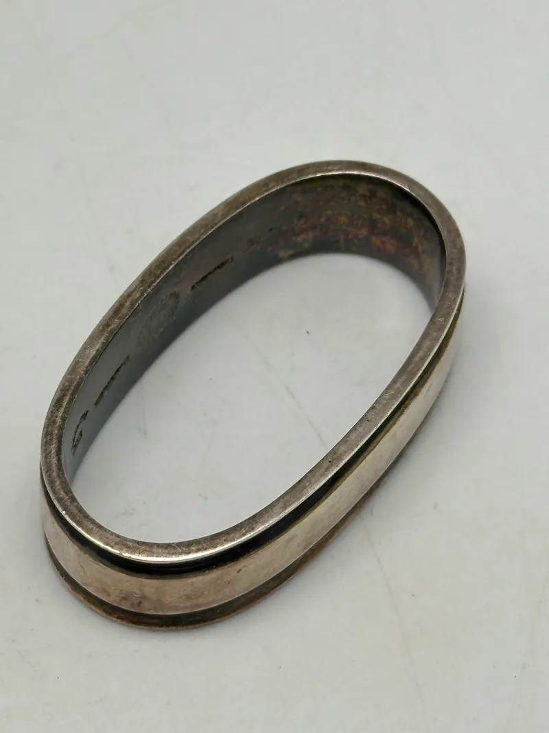Georg Jensen Sterling Sølv Harald Nielsen Servietring No 22B, 26 gram Sterlingsølv