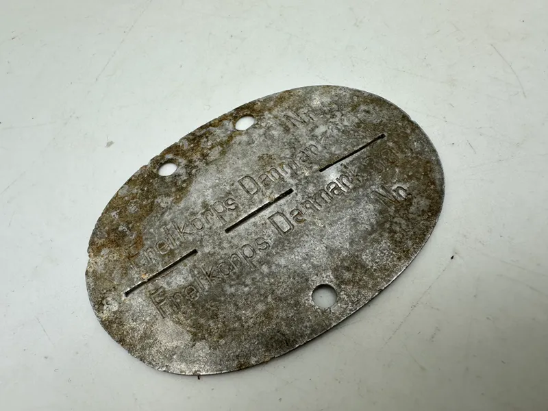 Original erstatnings ID brik Frikorps Danmark, Ekstremt sjælden