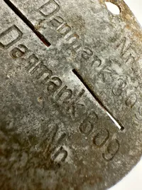 Original erstatnings ID brik Frikorps Danmark, Ekstremt sjælden