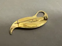 Stor Norsk sølv broche