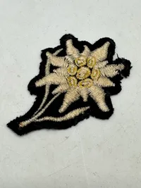 Original SS-Gebirgstruppen Edelweiss Cap Insignia
