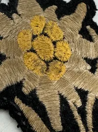 Original SS-Gebirgstruppen Edelweiss Cap Insignia