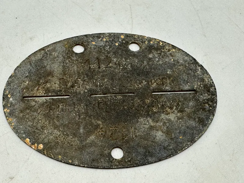 Original Regiment 24 Danmark ID brik, Ekstremt sjælden