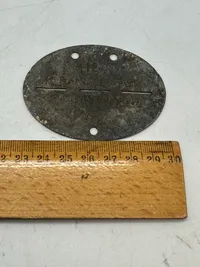 Original Regiment 24 Danmark ID brik, Ekstremt sjælden