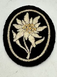 Original SS Gebirgstruppen Sleeve Edelweiss