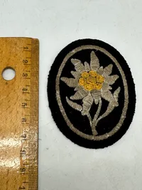 Original SS Gebirgstruppen Sleeve Edelweiss