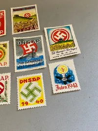 Tyske DNSAP mærker - antageligvis genoptryk(?)