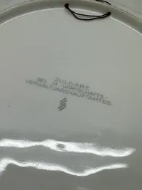 Original JULFEST 1941 ALLACH PRESENTATION PLATE, fejlfri