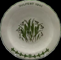 Original JULFEST 1941 ALLACH PRESENTATION PLATE, fejlfri