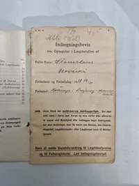 Original dansk soldater bog (indkaldt 1939)