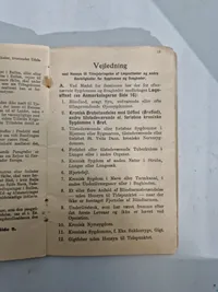 Original dansk soldater bog (indkaldt 1939)