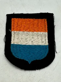Originalt Waffen SS sleeve Patch 23rd Waffen-SS Volunteer Panzergrenadier Division Nederland