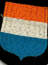 Originalt Waffen SS sleeve Patch 23rd Waffen-SS Volunteer Panzergrenadier Division Nederland