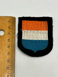 Originalt Waffen SS sleeve Patch 23rd Waffen-SS Volunteer Panzergrenadier Division Nederland