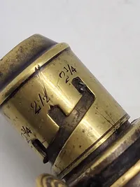 Veludført originalt Engelsk krudthorn - 1800 tallet