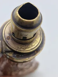 Veludført originalt Engelsk krudthorn - 1800 tallet