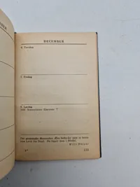 Sjælden original Waffen - SS lommekalender for danske frivillige - år 1945, komplet