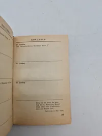 Sjælden original Waffen - SS lommekalender for danske frivillige - år 1945, komplet