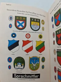 Sjælden original Waffen - SS lommekalender for danske frivillige - år 1945, komplet