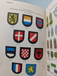 Sjælden original Waffen - SS lommekalender for danske frivillige - år 1945, komplet