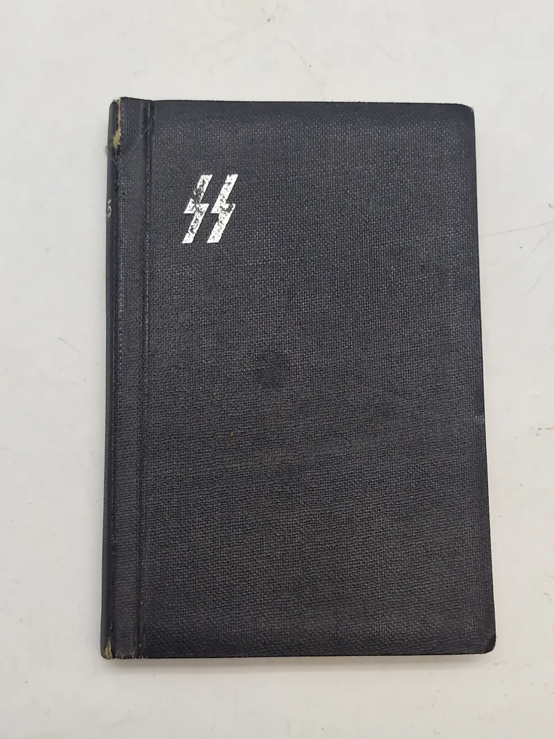 Sjælden original Waffen - SS lommekalender for danske frivillige - år 1945, komplet