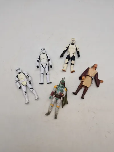 Samling originale starwars figurer
