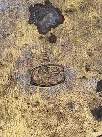 Original tysk badge for amatør boksning - ww2, jordfund
