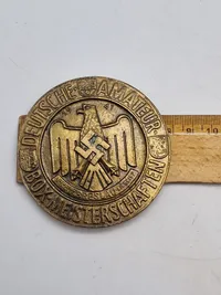 Original tysk badge for amatør boksning - ww2, jordfund