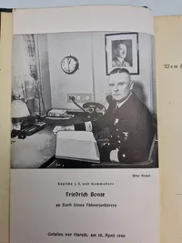 Original tysk ww2 bog -Narvik,  Fra Alfred Rosenbergs 1893-1946 bibliotek