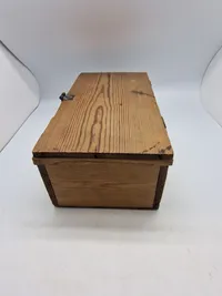 Original Navngiven soldater kasse fra Værløse lejern 1898