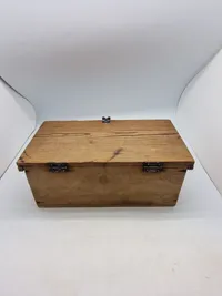 Original Navngiven soldater kasse fra Værløse lejern 1898