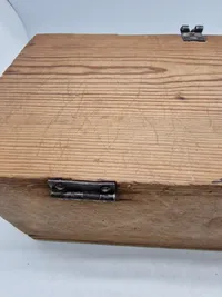 Original Navngiven soldater kasse fra Værløse lejern 1898