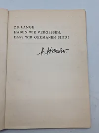 Sjælden original Waffen SS bog - Aufbruch (Breve fra germanske krigsfrivillige)