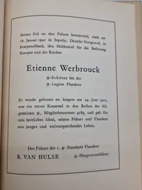 Sjælden original Waffen SS bog - Aufbruch (Breve fra germanske krigsfrivillige)