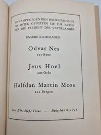 Sjælden original Waffen SS bog - Aufbruch (Breve fra germanske krigsfrivillige)