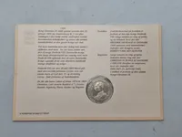 Original dansk tronskifte mønt af sølv