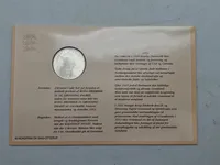 Original mønt fra Danmarksindsamlingen af sølv