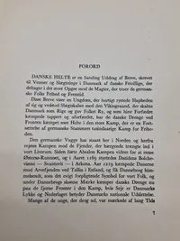 Sjælden bog - Danske Helte - Breve fra danske frivillige på østfronten