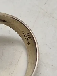 DFDS  fingerring af sterlingsølv - godt stemplet