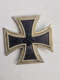 Originalt umærket W & L (Wächtler & Lange, Mittweida)   Iron cross 1.kl - ww2