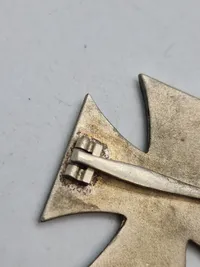 Originalt umærket W & L (Wächtler & Lange, Mittweida)   Iron cross 1.kl - ww2