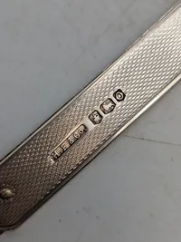 Veludført foldekniv - H.Fisher med greb af sølv